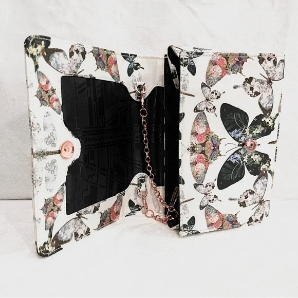 Ted Baker London RARE 2017 Strisa Butterfly Print Clutch NWOT - Picture 6 of 12